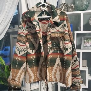 Sweet GenerisvAztec Patterned Jacket